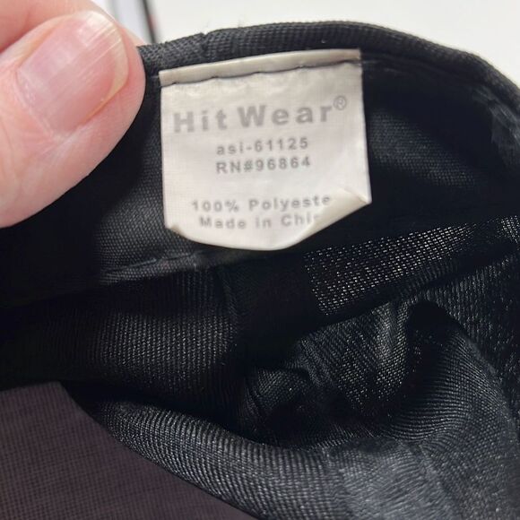 Baseball Cap w/ Hook & Loop Closure. Black. OSFM - Picture 6 of 6